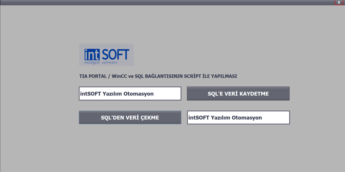SIEMENS TIA PORTAL / WINCC ADVANCED – DNS – SQL CONNECTION